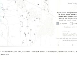 USGS Geologic Map: Golconda, Iron Point Quadrangles, Nevada, Molybdenum and Zinc - £9.95 GBP