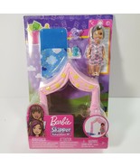 Barbie Skipper Babysitters Inc Pink Tent and Child Play Set Camping Outside - £12.36 GBP