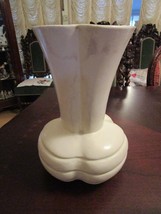 Pfaltzgraff Pottery 1930s Vase White Large 11&quot; X 8&quot; Original - £98.56 GBP