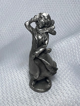 1997 Hudson Pewter USA #4207 VTG La Rocca Ice Skater Figurine Statue - $29.95