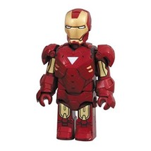 Medicom Toy Marvel Movie Iron Man 2 Kubrick 100% Block Figure Mark VI 6 - £39.50 GBP