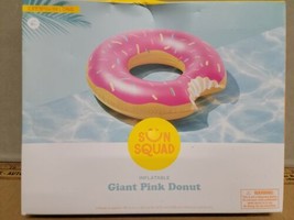 Swimming Pool Float Raft Tube Giant Pink Donut 3ft 10&quot; New  - £13.35 GBP