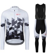 Gcrfl Winter Cycling Jersey Sets Thermal Fleece Bike Jersey + Bib Pants,... - €73,34 EUR