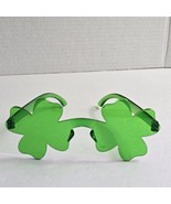 6 count St. Patrick&#39;s Day Sunglasses Green Clover Glasses Irish Costume ... - $9.89