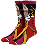 Men&#39;s Peter Pan Captain Hook Villian Character 360 Crew Socks - $19.03 CAD
