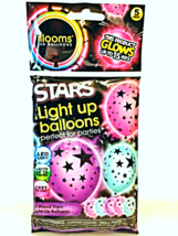 New illooms LED Multi-Color Mixed Stars Light Up Glowing Balloons Party ... - £6.41 GBP