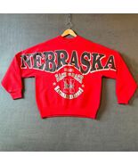 Vintage Nebraska Sweatshirt Cornhuskers Back to Back National Champs 94-... - $1,922.16 MXN