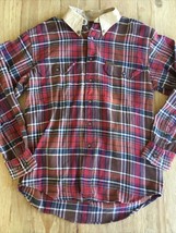 Vintage Woolrich Store Flannel Shirt Mens Medium Cotton Plaid NEW - £42.31 GBP