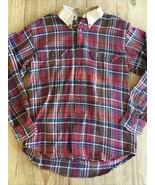 Vintage Woolrich Store Flannel Shirt Mens Medium Cotton Plaid NEW - £42.46 GBP