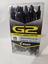 15 Pilot® G-2® Retractable Fel ROLLER Pens Fine Point 07 BLACK INK -New ... - £12.45 GBP