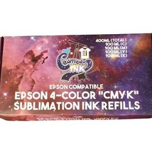 Cosmos Ink Epson Compatible - Epson 4-Color &quot;CMYK&quot; Sublimation Ink Refills NWT - $23.38