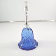 Avon Bell Cologne Bottle Empty Colbalt Blue  - $9.95