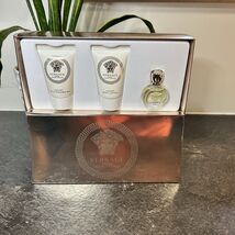 Versace EROS Pour Femme EDT Mini Gift Set Body Lotion, Bath &amp; Shower Gel... - $22.51 CAD