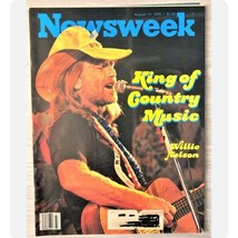 Newsweek Magazine August 14, 1978 King Of Country Music Willie Nelson - £5.50 GBP
