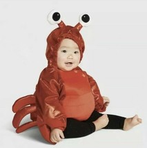 Lobster Halloween Costume Baby 0-6 or 6-12 Month Plush Pullover New Hyde &amp; EEK! - £15.27 GBP