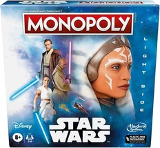 Monopoly Star Wars Light Side Edition Jedi Themed Board Game Hasbro - $56.87