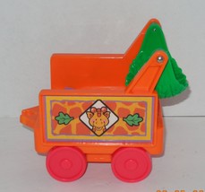 Fisher Price Little People Musical Zoo Circus Animal Train Giraffe Cart ... - $9.98