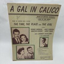 A Gal In Calico Sheet music - $6.90