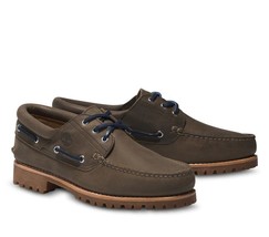 Timberland Men&#39;s Classic 3-EYE Lug Handsewn Boat Shoes Authentics A5S38 - £125.81 GBP