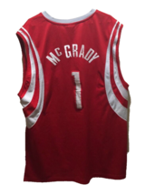 Tracy McGrady #1 Houston Rockets NBA Vintage Sewn Reebok Red Swingman Jersey 2XL - £40.49 GBP