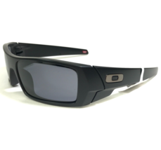 Oakley Sonnenbrille Gascan 03-473 Matt Schwarz Wrap Rahmen Mit Grau Gläser - £60.11 GBP