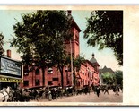 Convention Hall Street View Saratoga New York UNP Unused UDB Postcard W9 - $3.91