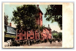 Convention Hall Street View Saratoga New York UNP Unused UDB Postcard W9 - £3.11 GBP