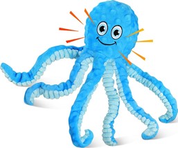 Squeaky Dog Toys Octopus Stuffed Crinkle Toy, Puppy Chew for - £12.99 GBP