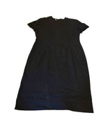 Vintage Leslie Fay Womens Solid Black Dress Shoulder Pads Size 12 Formal... - £21.92 GBP
