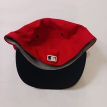 New Era MLB Boston Red Sox Men's Back Fitted Red Baseball Cap Hat Size 7 3/4 image 14