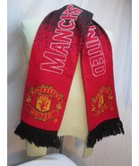 M175c MANCHESTER UNITED SCARF OFFICIAL LICENSED ,100% ACRYLIC 57&quot; X 7&quot; S... - £26.40 GBP