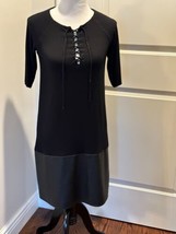 Pre-owned BAILEY 44 Black Jersey Dress Shift SZ M - £61.50 GBP