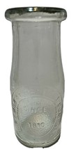 Vintage Dairy Half Pint Glass Milk Bottle by Heritage Company Since 1810 - £10.64 GBP