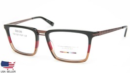 New Colours By Alexander Julian Shorter Brown MULTI-COLOR Eyeglasses 54-18-140mm - £61.64 GBP