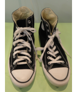 CHUCK TAYLOR CONVERSE ALL STAR HIGH TOPS BLACK MENS SIZE 8 / WOMENS SIZE 10 - $717.56 MXN