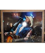 FRAMED ICON COUNTRY MUSIC SUPERSTAR TOBY KEITH IN TAN GLASS FRAME PHOTO ... - $1,278.40 MXN