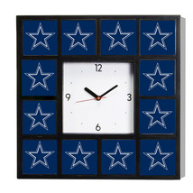 Dallas Cowboys Team Big Clock with 12 images - £25.66 GBP