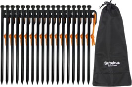 Heavy-Duty Forged Steel Tent Pegs, Solid Tent Anchors, And Camping Spike... - £31.81 GBP
