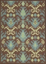 Nourison 13792 Vista Area Rug Collection Chocolate 5 ft x 7 ft Rectangle - £124.94 GBP