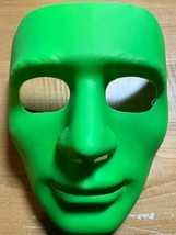 Blank Face Green Mask - Use It For Dress Up - Halloween - Cosplay - Your... - £4.65 GBP