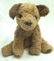 VINTAGE TY 1996 Beanie Buddies BROWN PUPPY DOG 8" Plush Stuffed Animal TOY - $24.74
