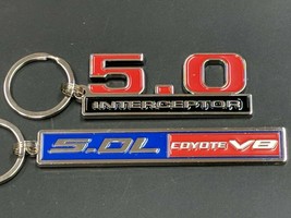 FORD 5.0L Tribute Keychains. Get Both Plus Free Shipping. (K5, H12) - £15.71 GBP