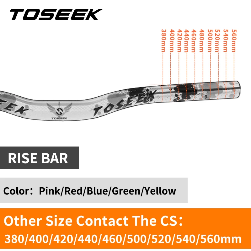 TOSEEK Full  Handlebar 25.4mm Balance Slide Scooter Push Bike  Bicycle Handlebar - £102.07 GBP