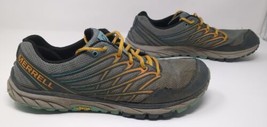 Merrel Womens Bare Foot Access Trail Shoes Running Gray Orange Size 8.5 J01622 - £23.45 GBP