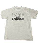 Tito&#39;s Vodka Short Sleeve Men&#39;s Large White T Shirt  - Pride - Love over... - $10.00