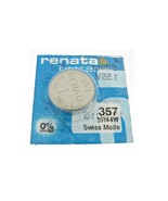 Renata Batteries 357 Silver Oxide 1.55V Watch Battery (1 Pc) - $6.46