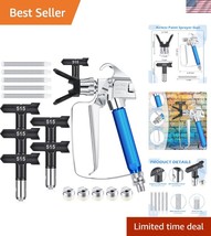 Lightweight Airless Paint Sprayer Kit - Complete 12-Piece Setup for All ... - $812.66 MXN