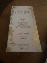 Crabtree &amp; Evelyn Midnight Berry &amp; Pomegranate Hand Therapy 3.5 oz  NIB - £19.10 GBP