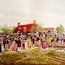 First Steam Railway Train 1902 Color Plate Art Emerson History Print DWV8A - $236.63 MXN