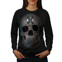 Wellcoda Die Rock Metal Goth Womens Sweatshirt, Devil Casual Pullover Jumper - £23.22 GBP+